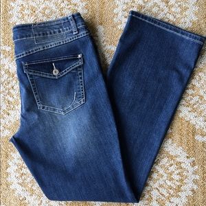 INC Denim Boot Leg Jeans Stretch Medium Was…
